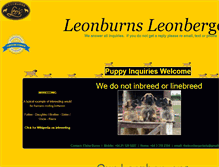 Tablet Screenshot of leonburns.co.nz